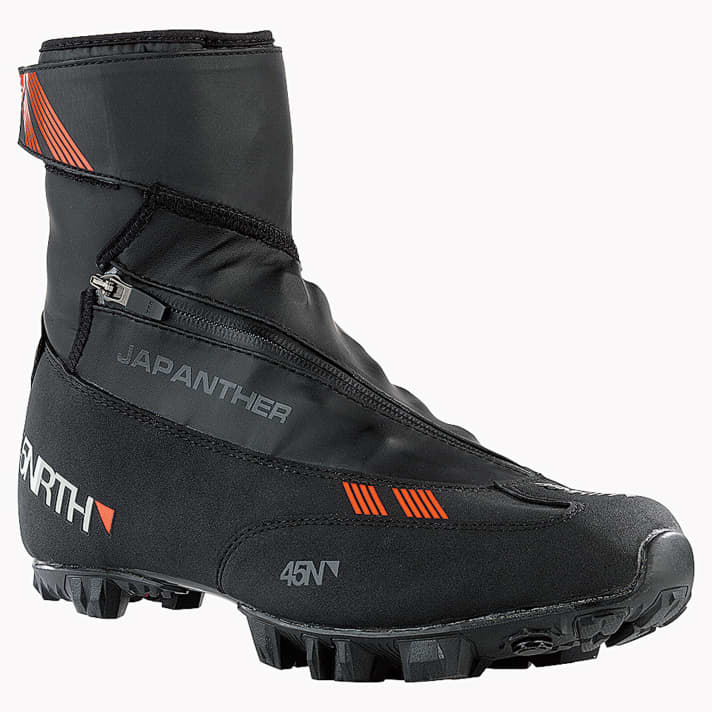   Der Japanther von 45Nrth zählt zu den wärmsten Winterschuhen für Mountainbiker am Markt.