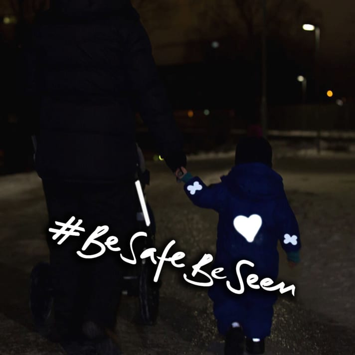   Light signal: When children scurry through the dark, they can't reflect enough light.