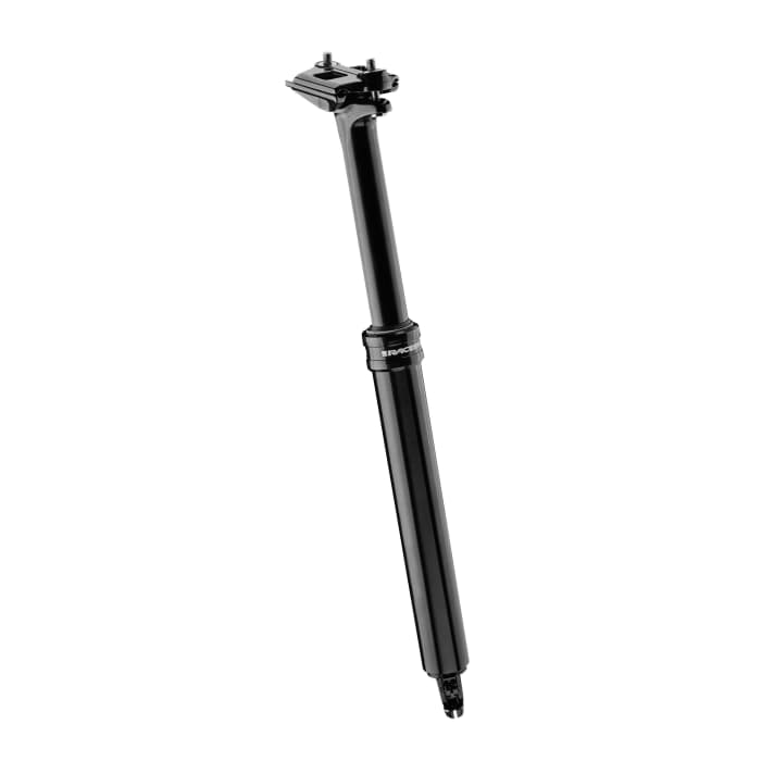   Solid function at a low price. Race Face also wants to score points on the aftermarket with this. The hydraulic cartridge of the Aeffect is controlled by a cable and offers infinitely variable adjustment. The post will be available in two diameters (30.9 and 31.6 mm) and with 125 or 150 millimetre drop. The remote lever is located under the handlebars and should be ergonomic to operate. Price: n. A., weight: 540 grams