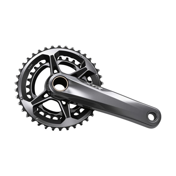   As is typical for Shimano, the cranks are still made of aluminium and continue to be hollow-forged using a patented process. Each crank can be fitted with either a single direct mount chainring or a double spider.