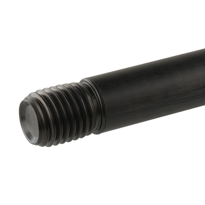 Here an Aserra axle in shiny diamond black. Plasma coating the titanium parts takes a whole working day.