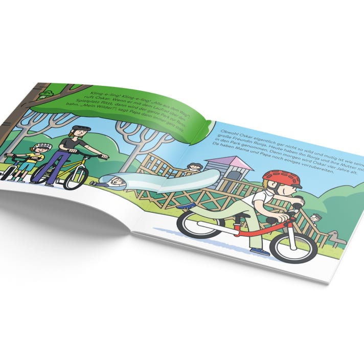   The lovely drawings have a local flavour, but the story is still suitable for a global audience and is already available in English from Woom USA.