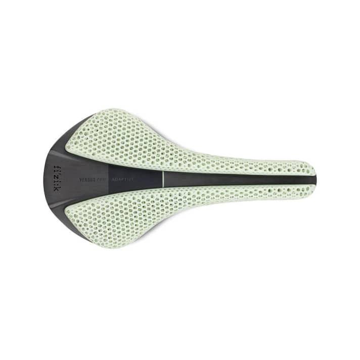   Presented at Eurobike 2019 and costing 390 euros: the Fizik Antares Versus Evo 00 Adaptive saddle with a 3D-printed seat.