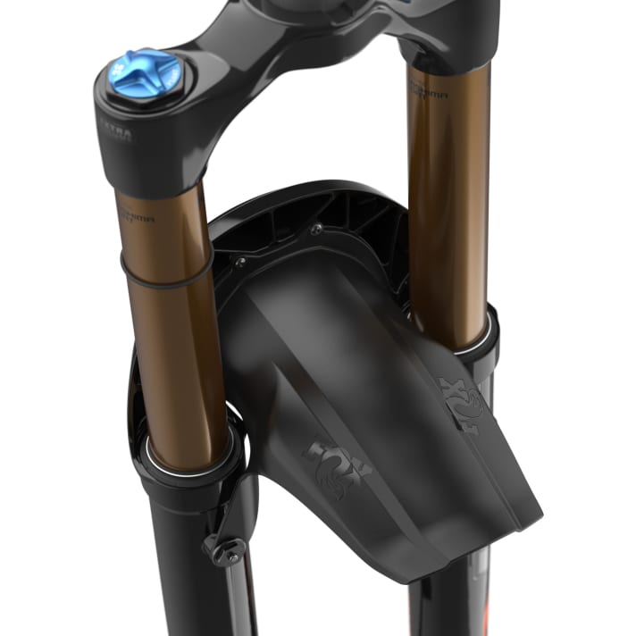   Der Mudguard ist optional erhältlich und passt sich ideal an das Casting an.