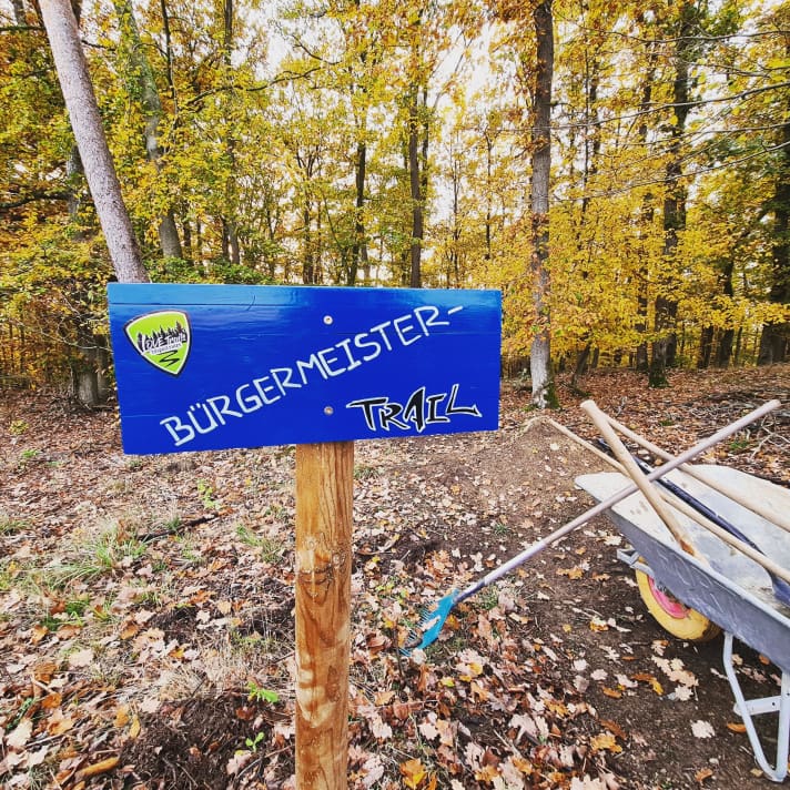   Because the mayor has stood up for bikers in Hohenahr, he is now getting his own trail. It is due to open in 2021.