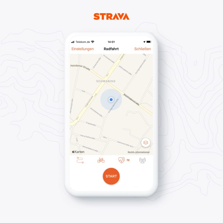   Available again in the Strava app: the recording of heart rate data during an activity.