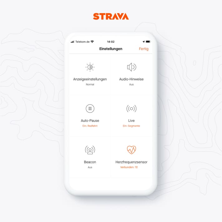   This is how it works: Simply pair a Bluetooth sensor in the recording settings and the heart rate will also be recorded.