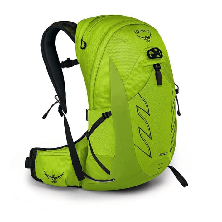   <a href="https://www.awin1.com/cread.php?awinmid=12557&awinaffid=471469&clickref=B+Osprey+Talon+22&ued=https%3A%2F%2Fwww.bergzeit.de%2Fosprey-talon-22-rucksack-limon-green-s-m" target="_blank" rel="noopener noreferrer nofollow">Osprey Talon 22</a> *