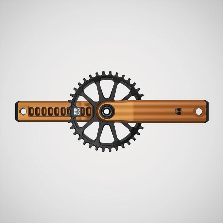   The crank and chainring of the new Ingrid drivetrain come from the CNC milling machine.
