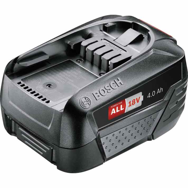 Only a 2.0 battery is on board as standard. However, other batteries from the "Power for all Alliance" range will also fit