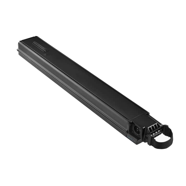 The centrepiece: the new 4.6 kilo 800 battery with aluminium casing, which Canyon developed in collaboration with Darfon.