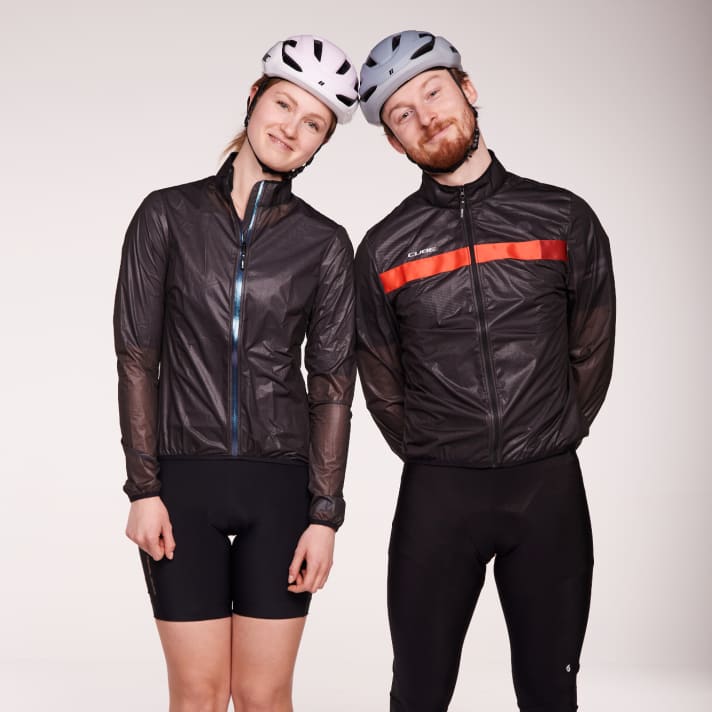 Die Cube Teamline Windjacke gibt es auch für Damen