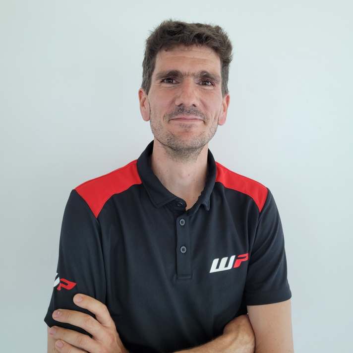Emrich Pasching is responsible for suspension development at WP. This means that he is also responsible for the motorbike chassis of Husqvarna, GasGas and KTM.