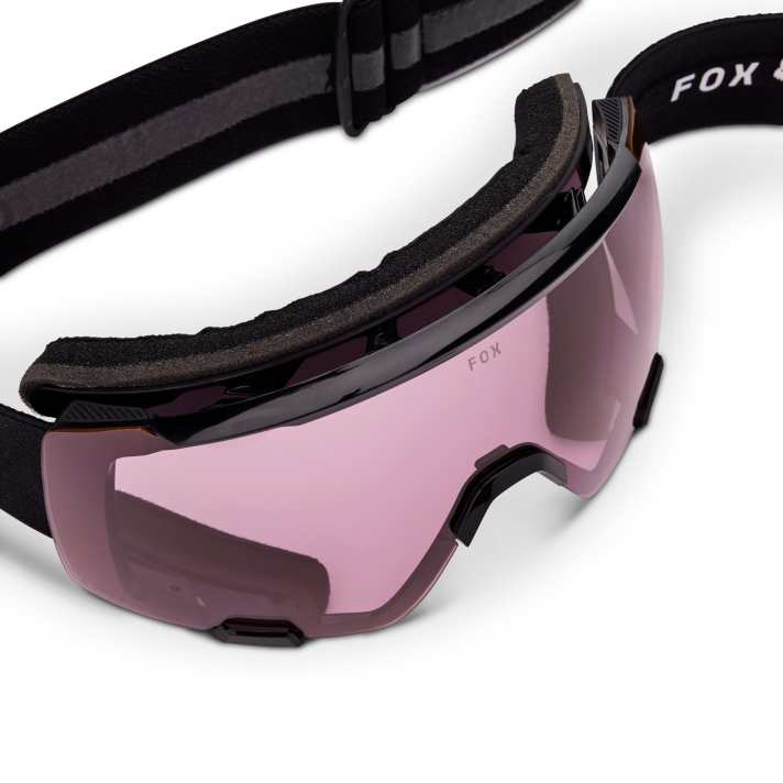 The premium version of the 50th Anniversary PureVue has rose-tinted lenses for extra visibility on the trail.
