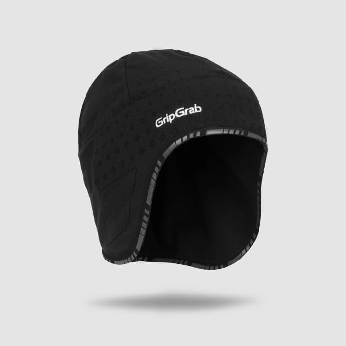Mega warm thanks to pilot style: GripGrab's windstopper cap
