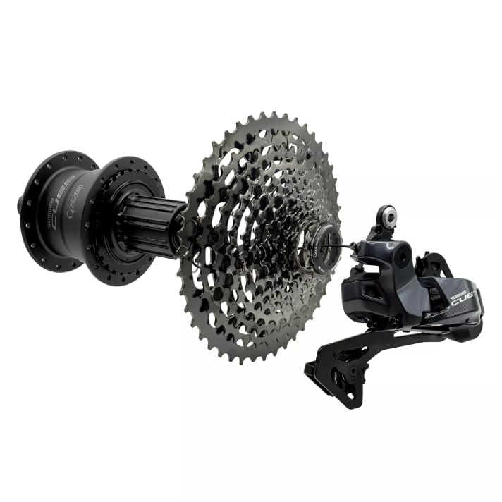 Das Q'AUTO System: Rose Bikes gibt an, dass sich das Schaltsystem nicht nur an die aktuelle Fahrsituation anpasst, sondern auch das individuelle Fahrverhalten der Nutzerin oder des Nutzers erlernt.