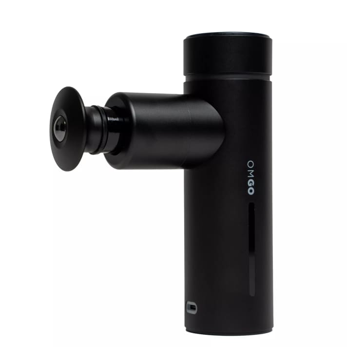 Can do incredible things: a massage gun such as the new Orthomechanik OM-Go. 2.0 with 3 massage levels and 4 attachments.