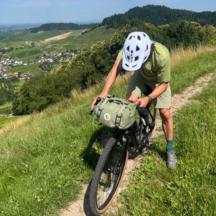 Die GPX Daten sind im Coros Navigator. „Drück drauf, Bruder, los geht’s!“.