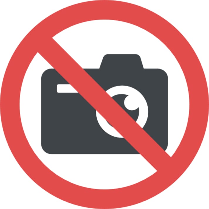 Fotografieren verboten!