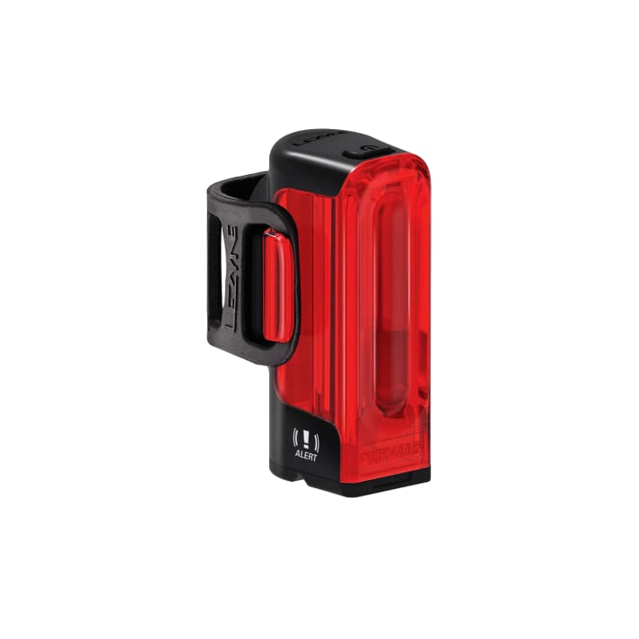 Lezyne's latest rear light called Strip Drive Alert has an automatic brake light.