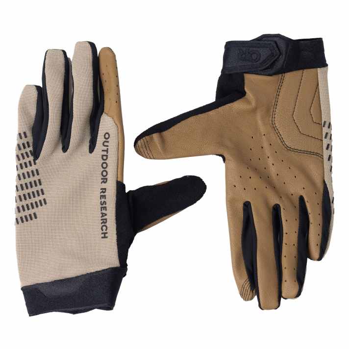 OR Freewheel Leather Palm Bike Gloves