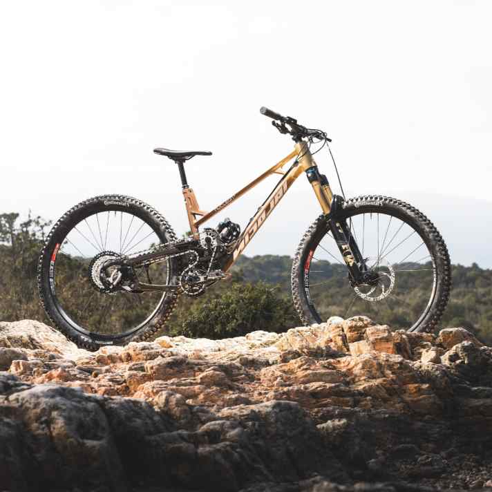 Mit dem alternativen Supre-Antrieb und der mehrfach umgelenkten Kette ist das Nicolai Nucleon ein absoluter Hingucker und ein ganz besonderes Bike.