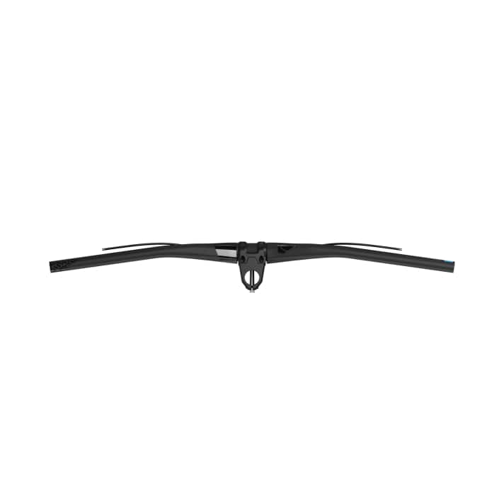 Integrated cable inlets allow brake lines and handlebar remote cables to be concealed in the handlebars