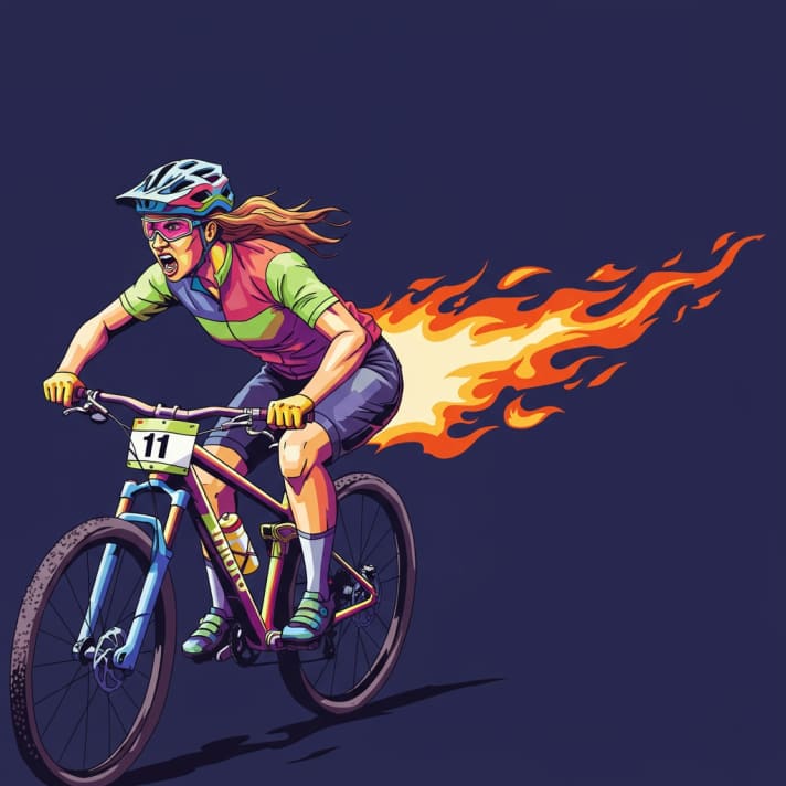 Cystitis usually manifests itself as a burning sensation when urinating. This can be quite unpleasant on a bike tour.