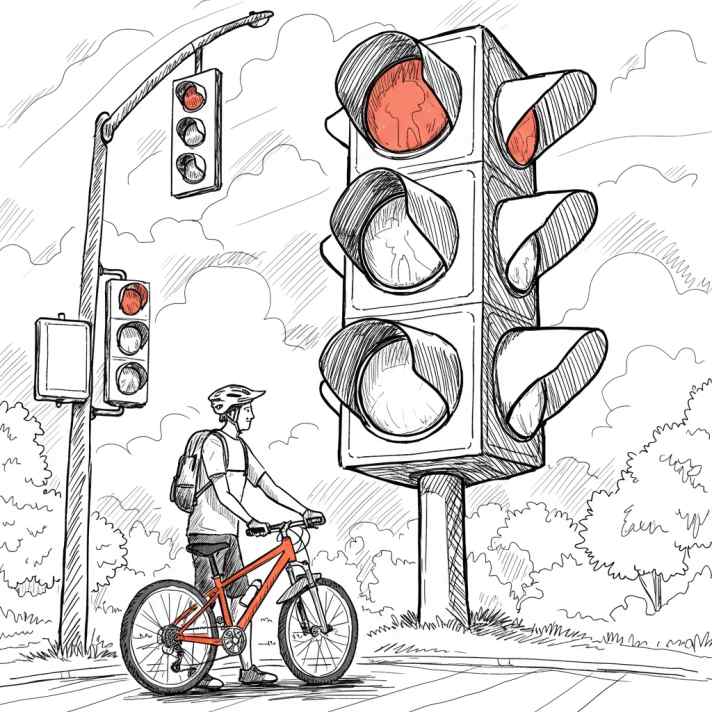 Eine gute Tempo-Ampel hält Radsportler nicht auf, sondern sorgt dafür, dass sie länger und effektiver fahren können.