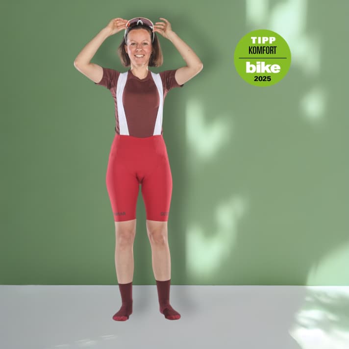 Die Gorewear Distance Bib Shorts+ 2.0 ist unsere absolute Empfehlung in Sachen Tragekomfort