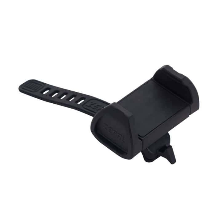 L'Universal Phone Holder est compact et devrait donc trouver sa place sur presque tous les guidons.
