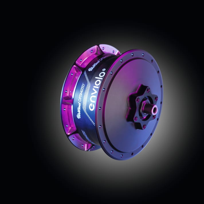 The Enviolo motor unit automates gear shifting depending on the speed if required