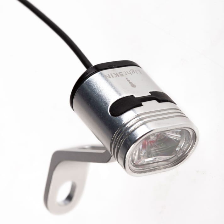 U2; LED front light for pedelecs for fixed mounting; 150 lumens; 28 grams; dynamo version available later;