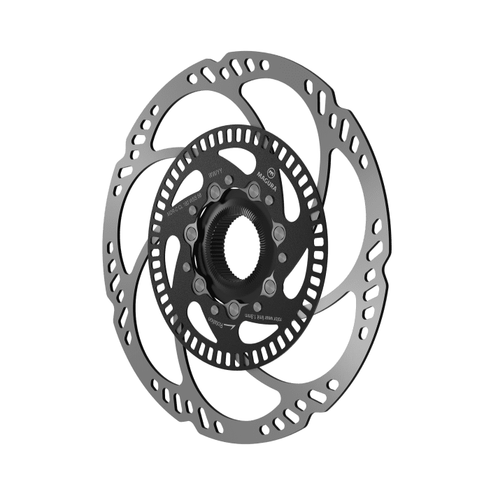 Brake disc with mounted sensor disc for Bosch ABS
