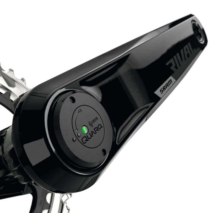 The inexpensive Rival crank is also available with optional power measurement