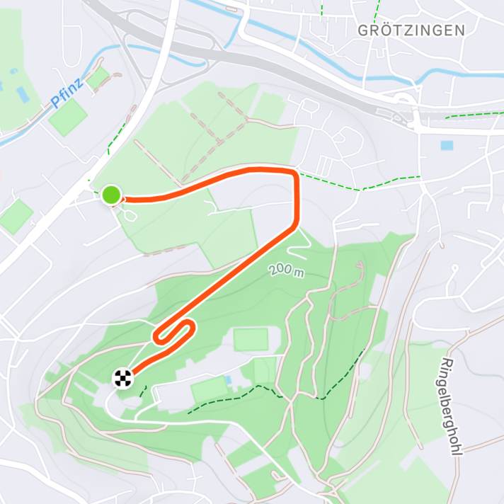 Turmberg Strava-Anstieg