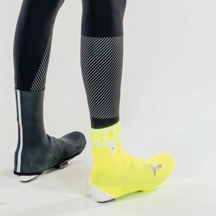Oversock from Seal Skinz (on the right in the picture)