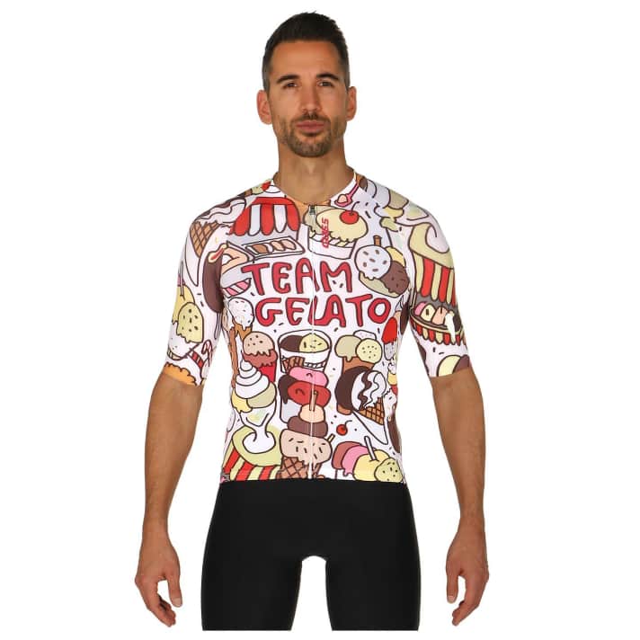 Q36.5 Short sleeve jersey Gregarius Team Gelato Signature Coll. colourful
