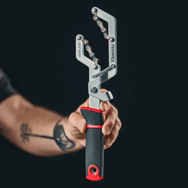 The Grip Whip is designed to make it easier to remove the cassette and is particularly comfortable to hold