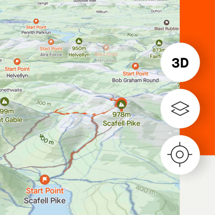 Höhenlagen sind in der neuen 3D-Ansicht von Strava besser erkennbar.