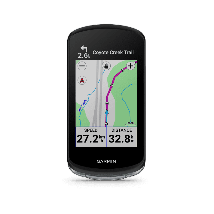Für viele immer noch das wichtigste Argument, einen Bike-Computer zu nutzen: die Navigation auf unbekannten Routen. Mit der überarbeiteten Fahrradkarte im Edge 1040 soll man noch leichter besonders schöne Strecken und Abschnitte finden.
