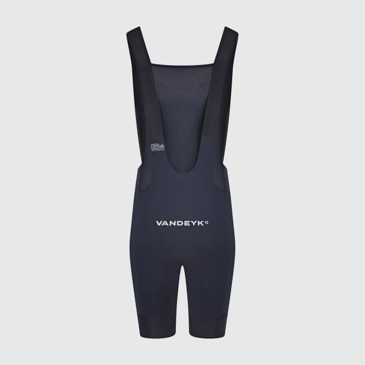 Des éléments réfléchissants, une structure de bretelles actualisée, telles sont les nouveautés du Vandeyk Bib Short 1.1 VIZ.