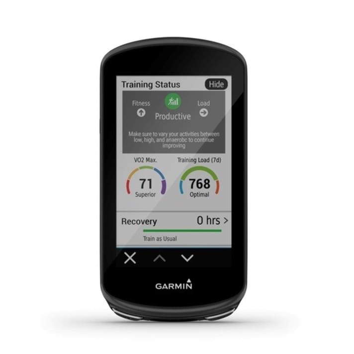 Grâce à une analyse d'entraînement avancée (par exemple l'évaluation de la valeur VO2max) et des programmes d'entraînement individuels, les objectifs fixés peuvent être suivis et atteints avec précision avec le Garmin 1030 Plus.
