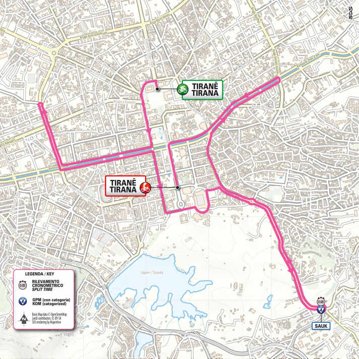 The 2nd stage on the map