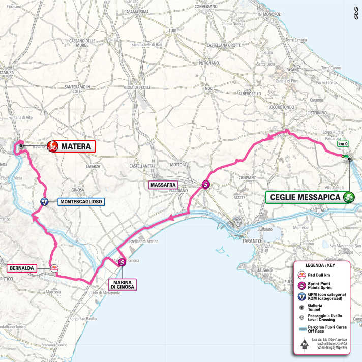 The 5th stage on the map