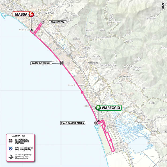The map of the 10th stage