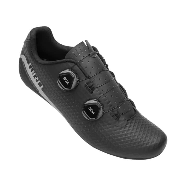 The Giro Regime shoes are available in black, white, grey and blue.