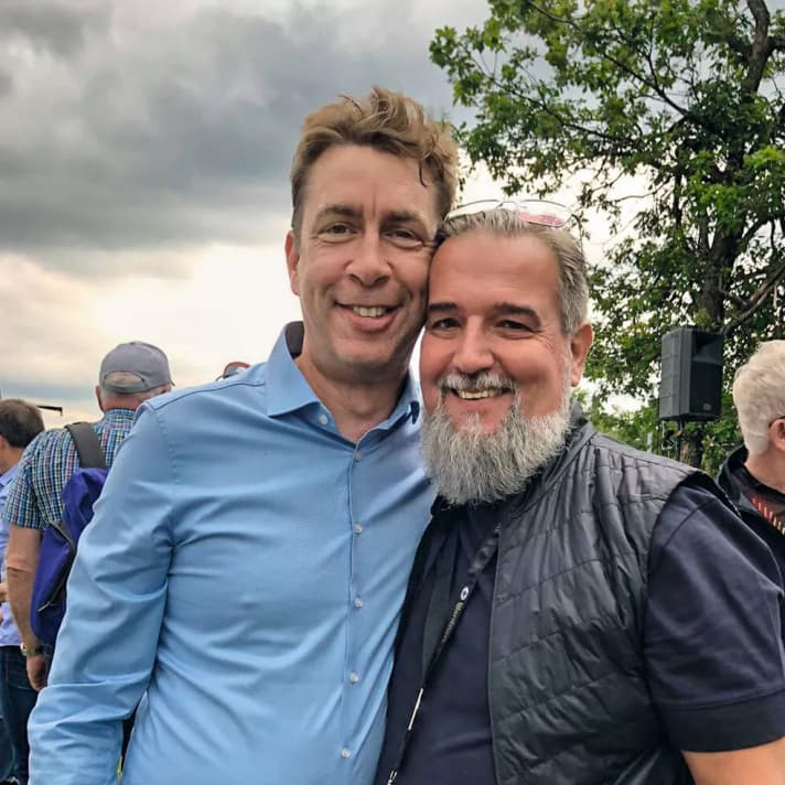Have ambitious plans: Jörg Scherf and Heiko Volkert
