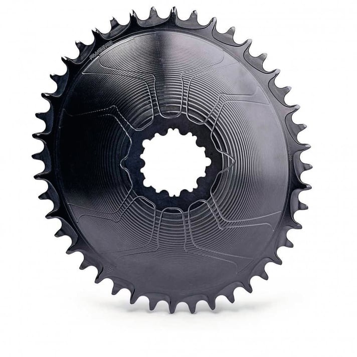 Einfach-Antrieb: Ein Aero-Kettenblatt ist nicht nur ein optischer Hingucker.