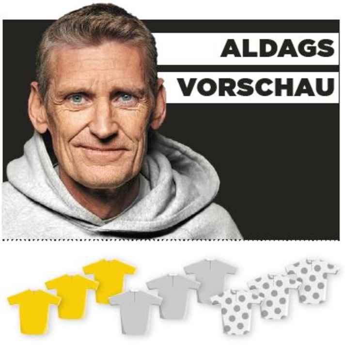 Diese Bedeutung misst Rolf Aldag der 21. Etappe für Gelb, Grün und Bergtrikot zu - je mehr farbige Trikots, desto größer die Bedeutung.